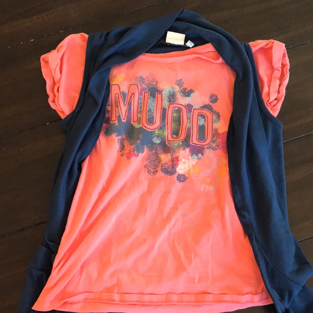 A mudd 2 piece shirt set